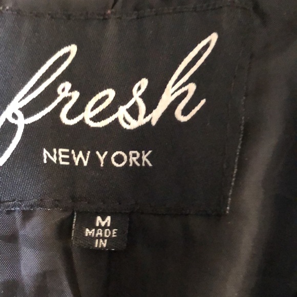 fresh brand moto jacket. Looks and feels like leather. Size M Ptp 20”.. - Picture 9 of 10